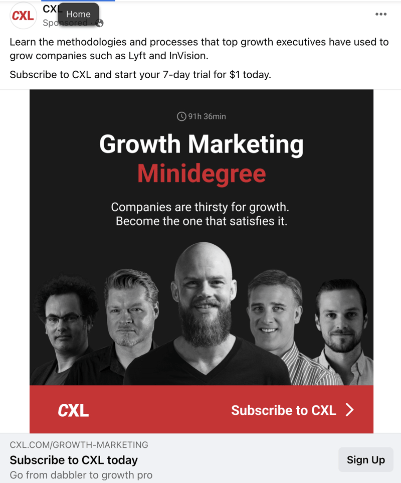 Growth Marketing Minidegree