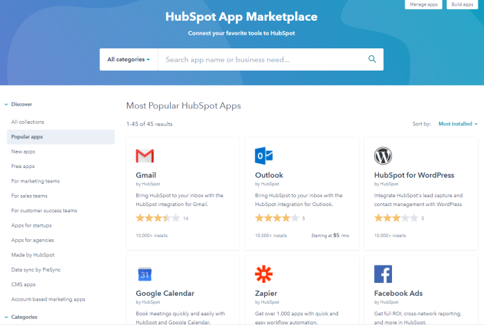 Hubspot Apps