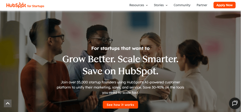 HubSpot for Startups