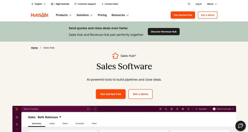 HubSpot Sales Hub