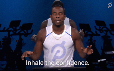 inhale the confidence