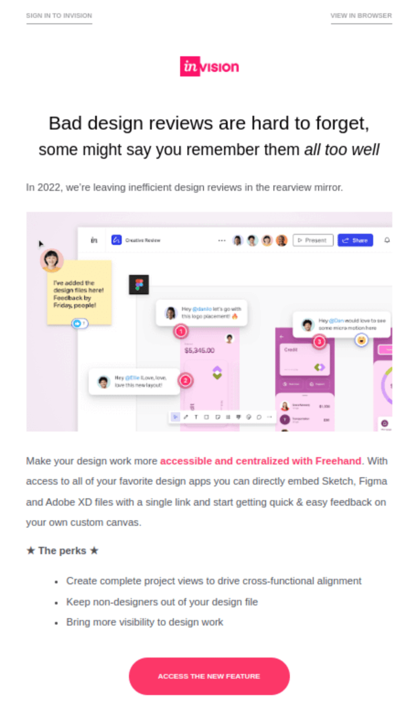 Invision Email