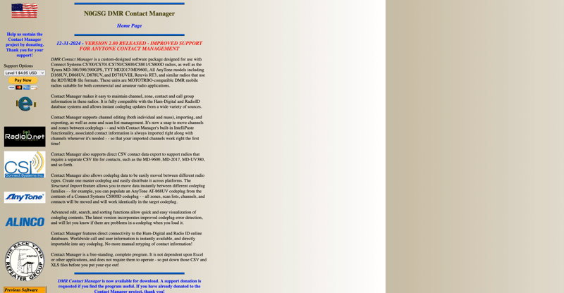 N0GSG Contact Manager