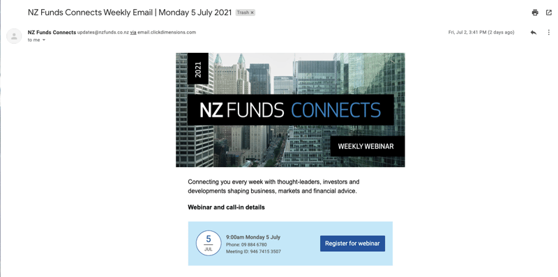 NZ funds connects
