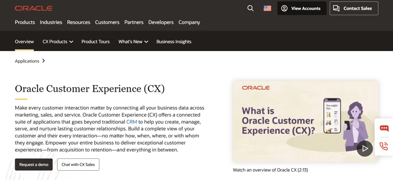 Oracle CX
