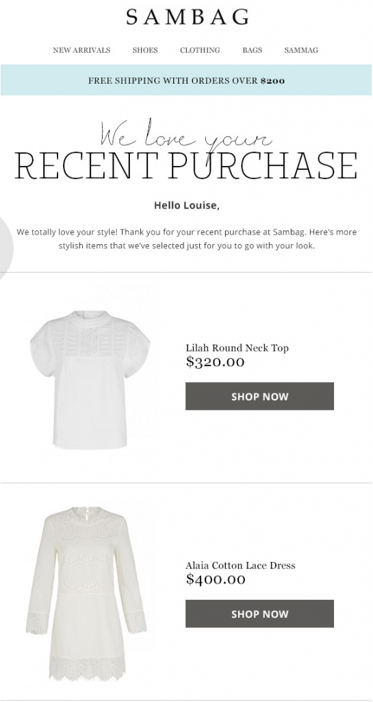 Post-Purchase Cross-Sell