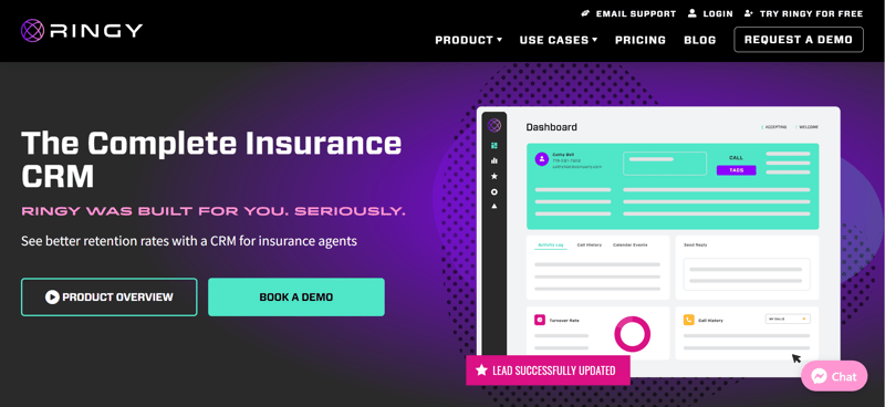 Ringy Insurance CRM