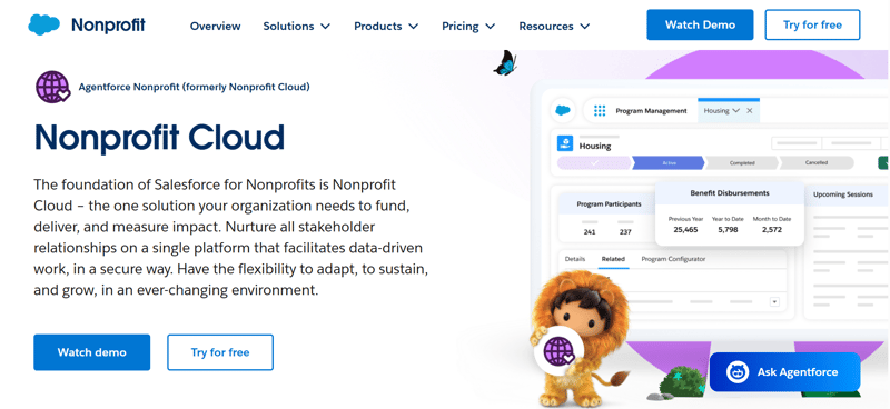 Salesforce Nonprofit Cloud
