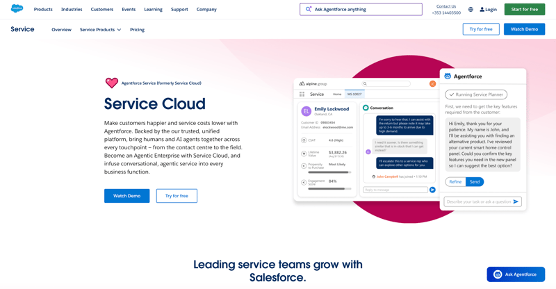 Salesforce Service Cloud